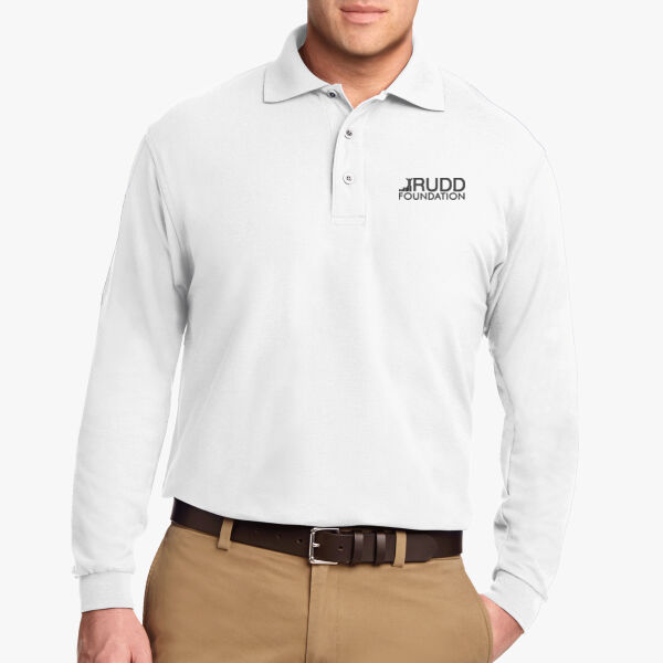 Port Authority Silk Touch Long Sleeve Polo Mens Thumbnail
