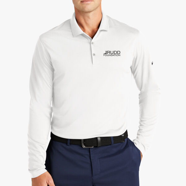 Nike Dri-FIT Micro Pique LS Polo Mens Thumbnail