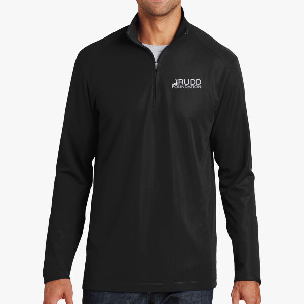 Port Authority Pinpoint Mesh 1/2 Zip Mens Thumbnail