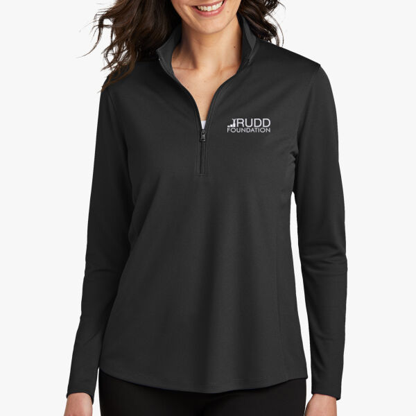 Port Authority UV Micro Mesh 1/4 Zip Womens Thumbnail